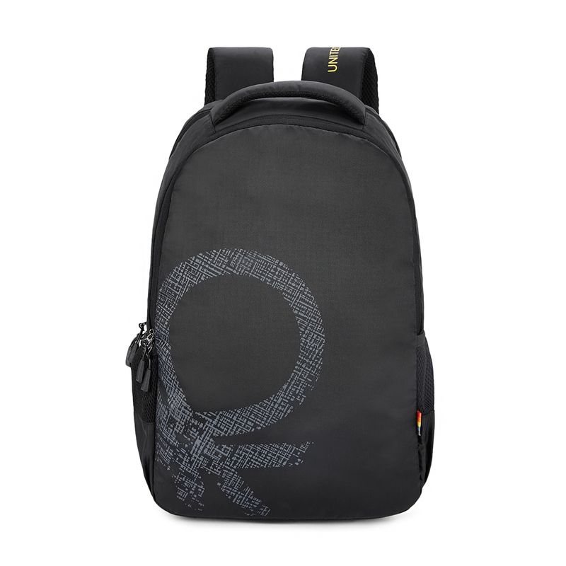 United Colors Of Benetton Mädchen Rucksack - Kunstleder Mit Crushed-Effekt, Metallisiert, 25 Cm