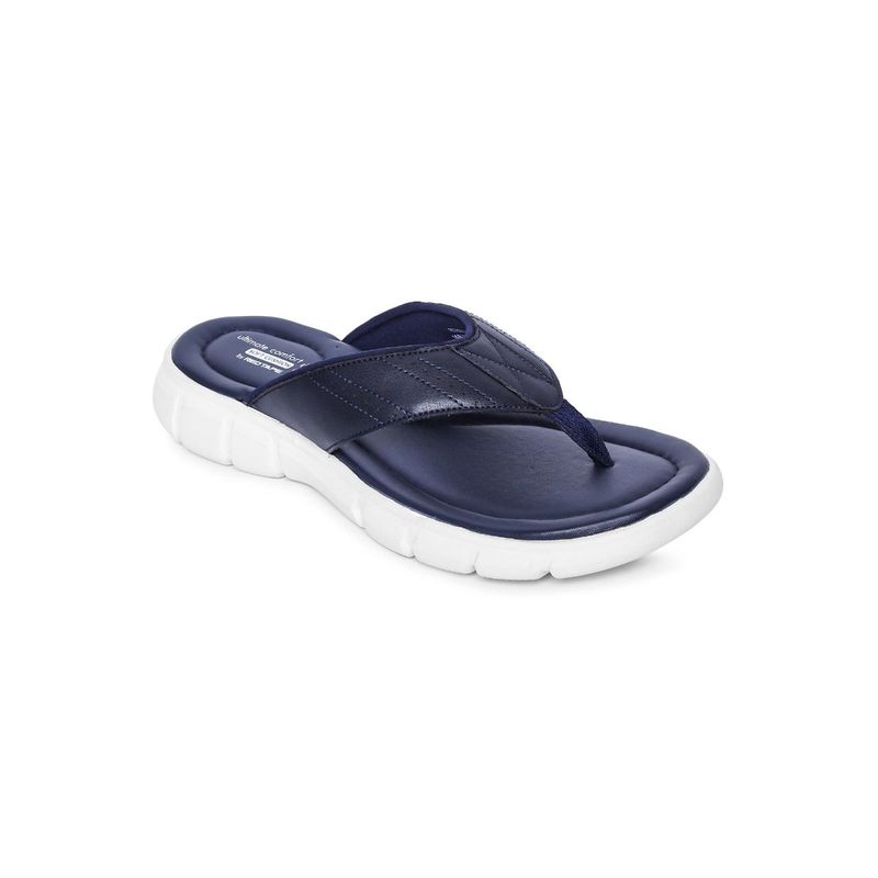 Red Tape Solid Navy Blue Thong Flipflop (UK 8)
