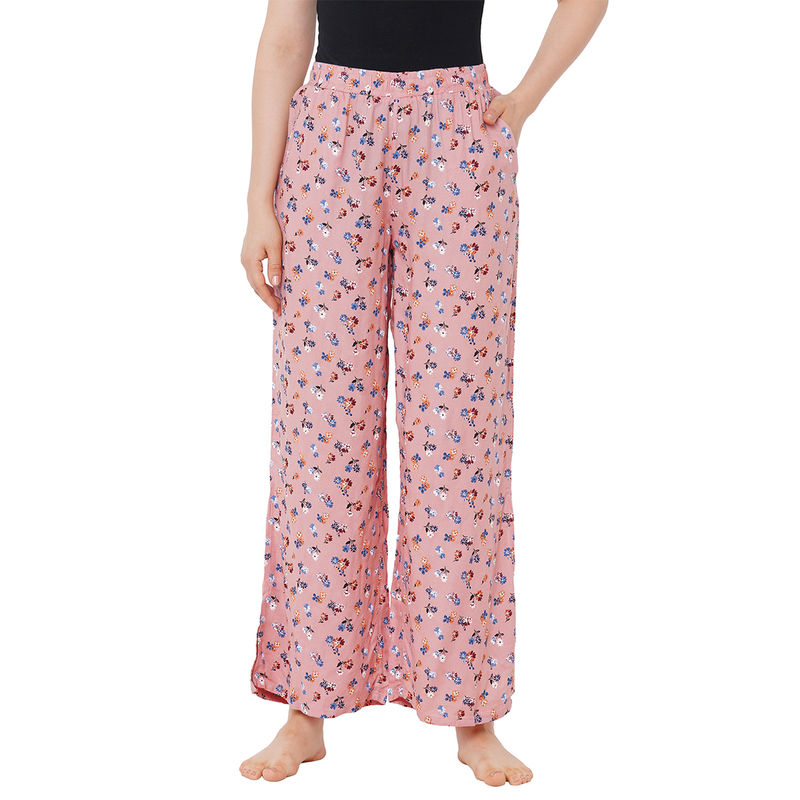 Mystere Paris Cozy Floral Pyjamas - Pink (M)