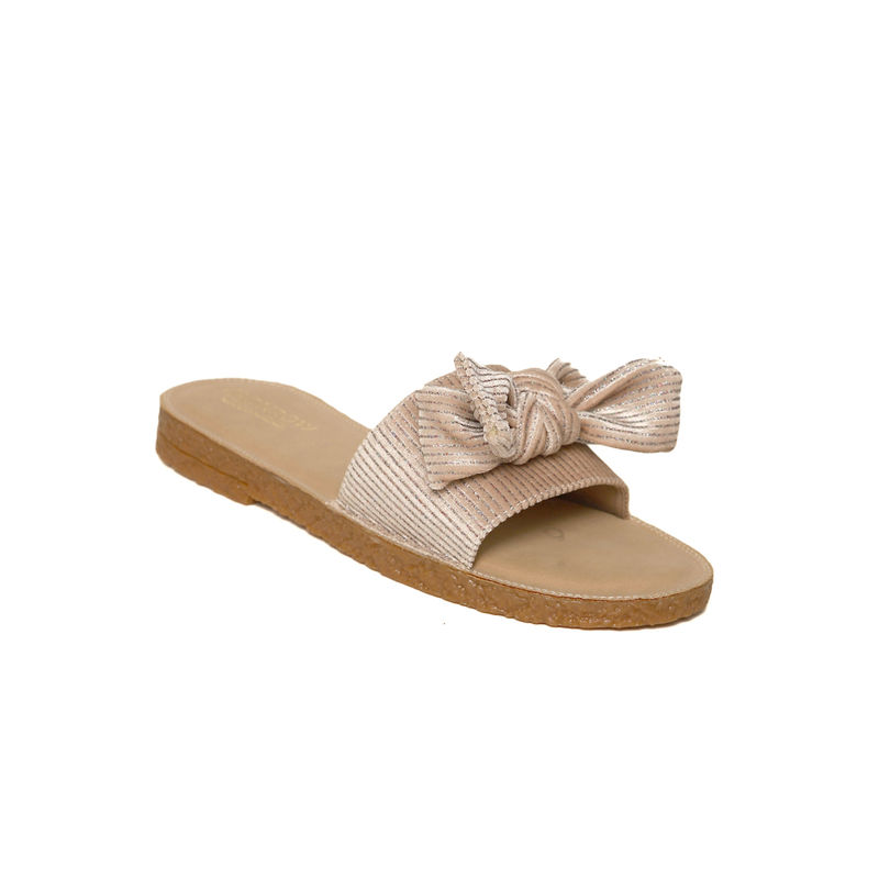 Monrow Beige Patterned Flats (EURO 36)