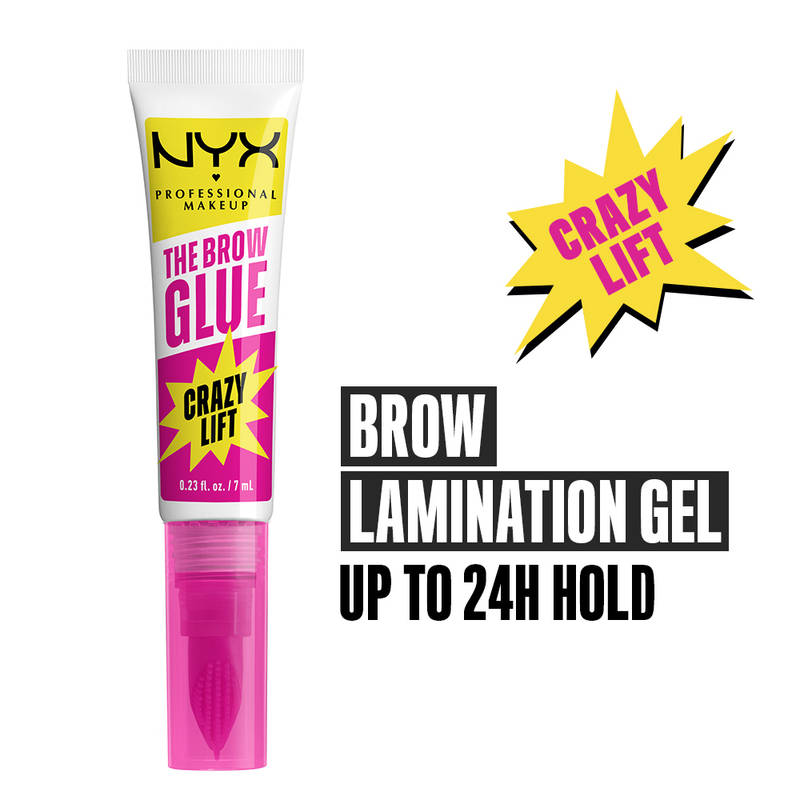 NYX Professional Makeup The Brow Glue Instant Long-Hold Eyebrow Styler - Clear