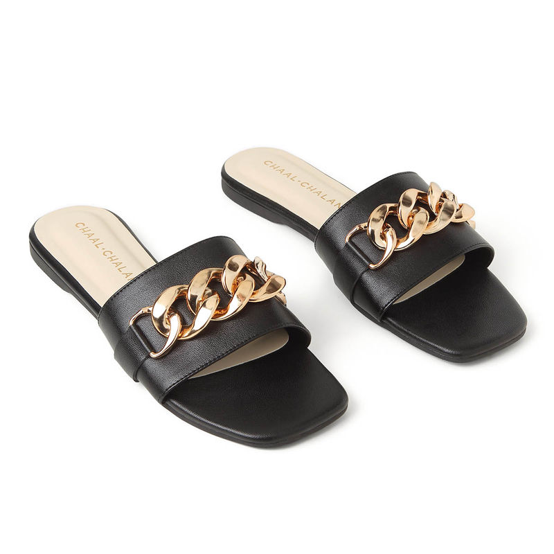 Chaal Chalan Iyla Black Flats (EURO 38)
