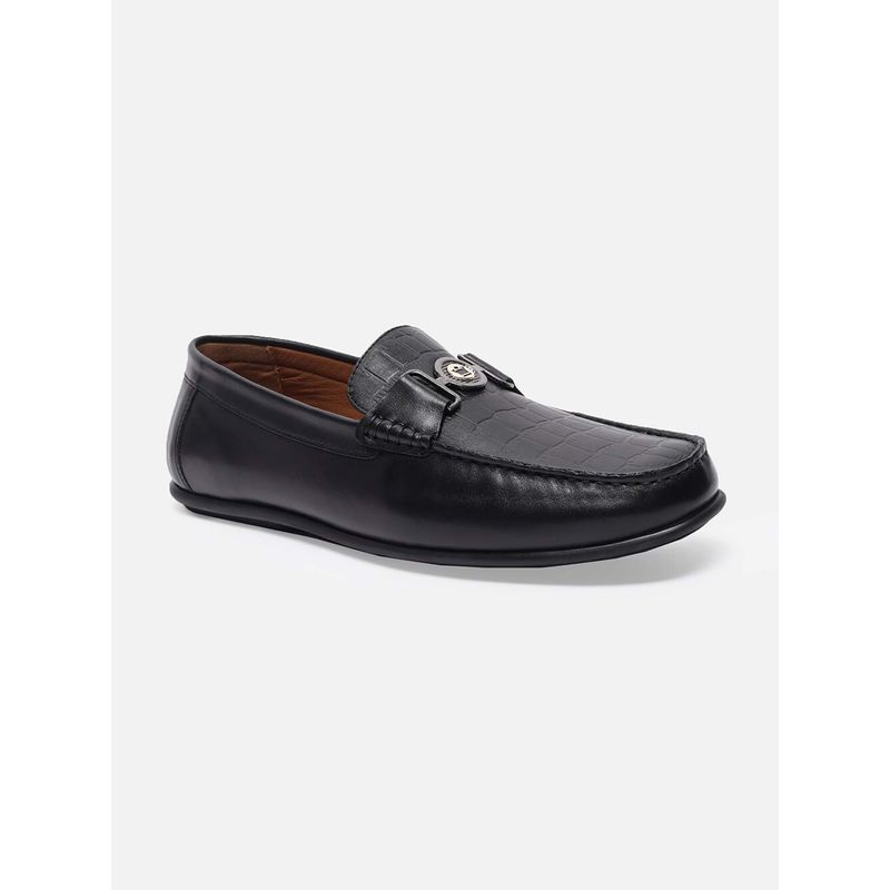 Louis Philippe Men Black Loafers (UK 6)
