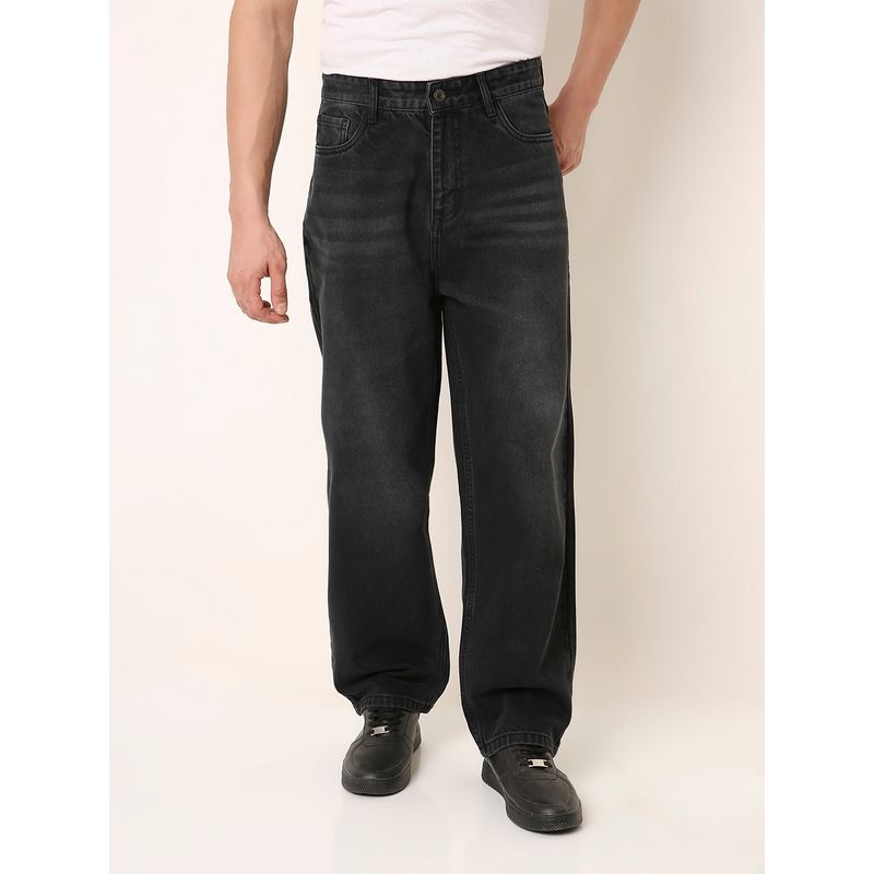 BLNK Washed Grey Baggy Fit Denim Jeans (36)