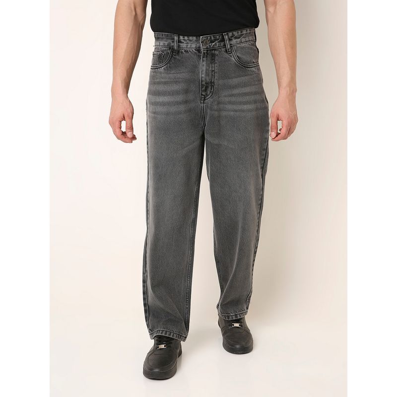 BLNK Washed Grey Baggy Fit Denim Jeans (30)
