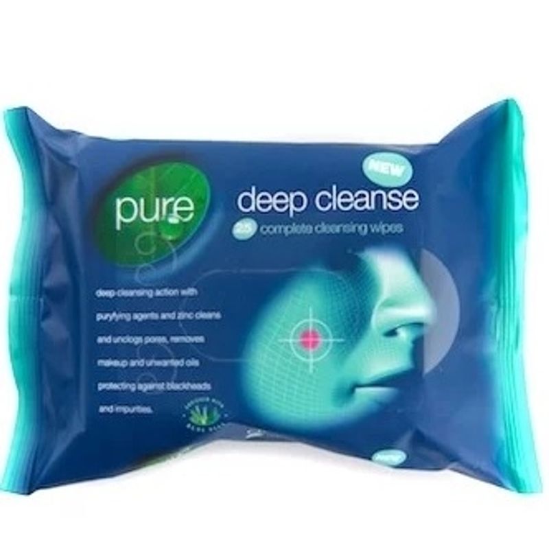 Pure Wipes Deep Cleanse Cleansing Wipes - 30 pcs