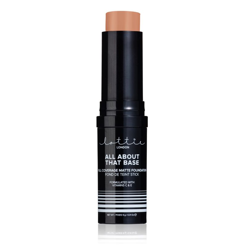 Lottie London All About That Base Full Coverage Matte Foundation Stick - Amber Honey