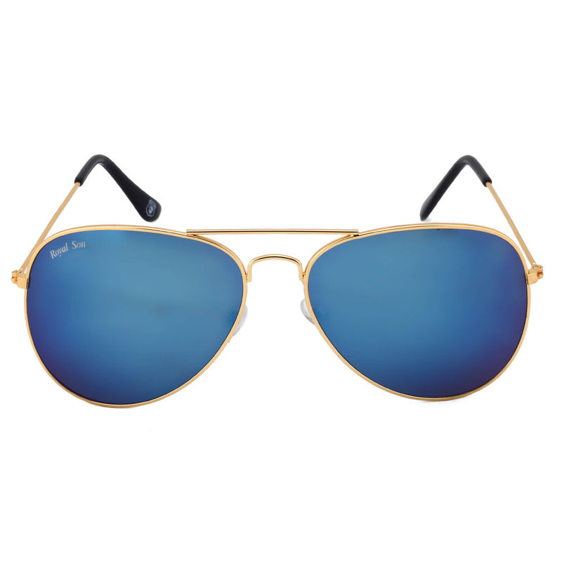 Royal Son Uv Protection Aviator Sunglasses For Men Women Blue