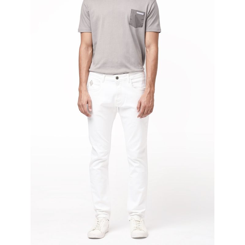 Rare Rabbit Smart Distressed White Denim (32)