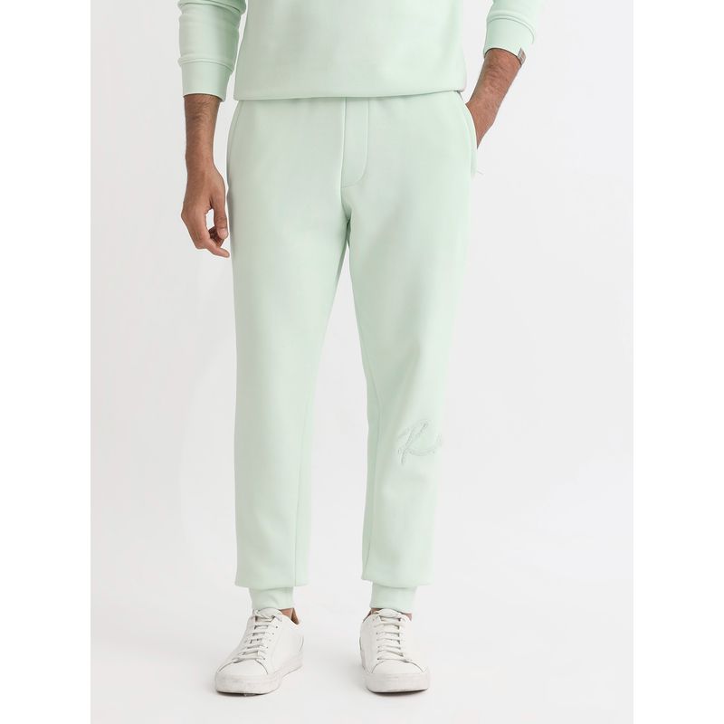 Rare Rabbit Heavyweight Solid Light Green Jogger (30)