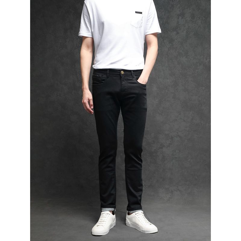 Rare Rabbit Premium Rinsed Washed Black Denim (30)