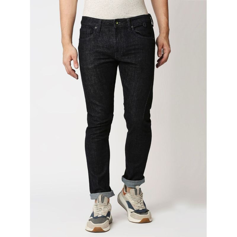 WAIMEA Dark Blue Core Slim Fit Denims (28)