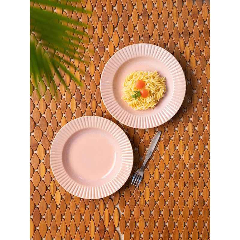 Buy ExclusiveLane Dinner Plates In Ceramic (Set Of 2, Hand Glazed