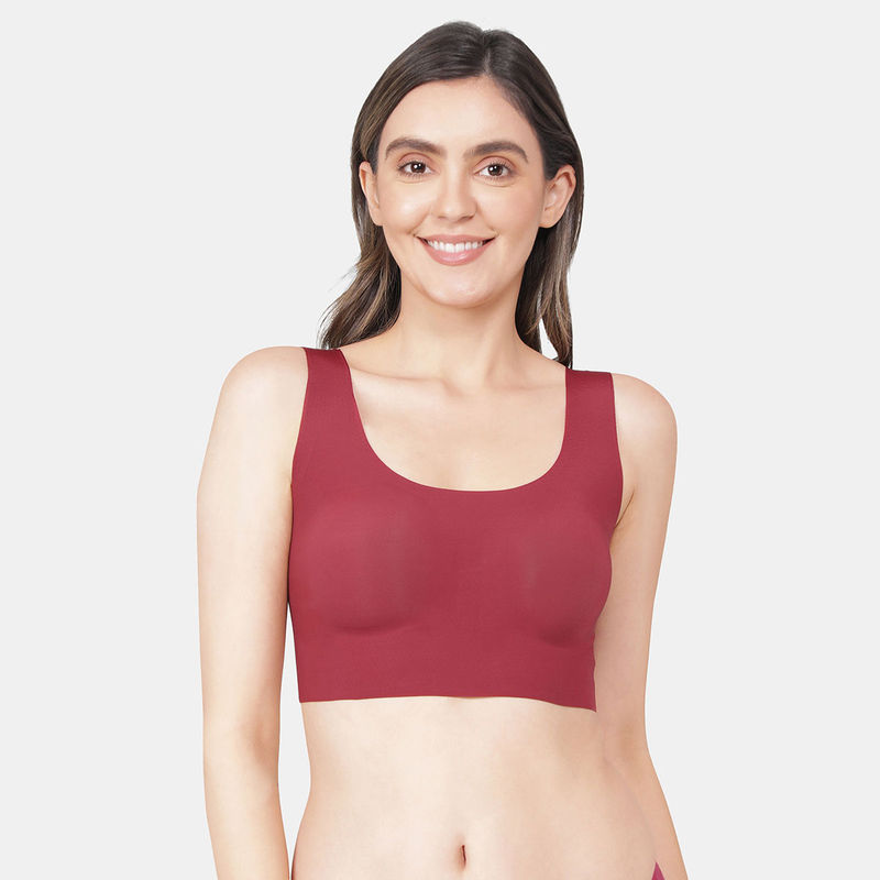 Jockey 1839 Womens Wirefree Padded Microfiber Nylon Elastane Lounge Bra