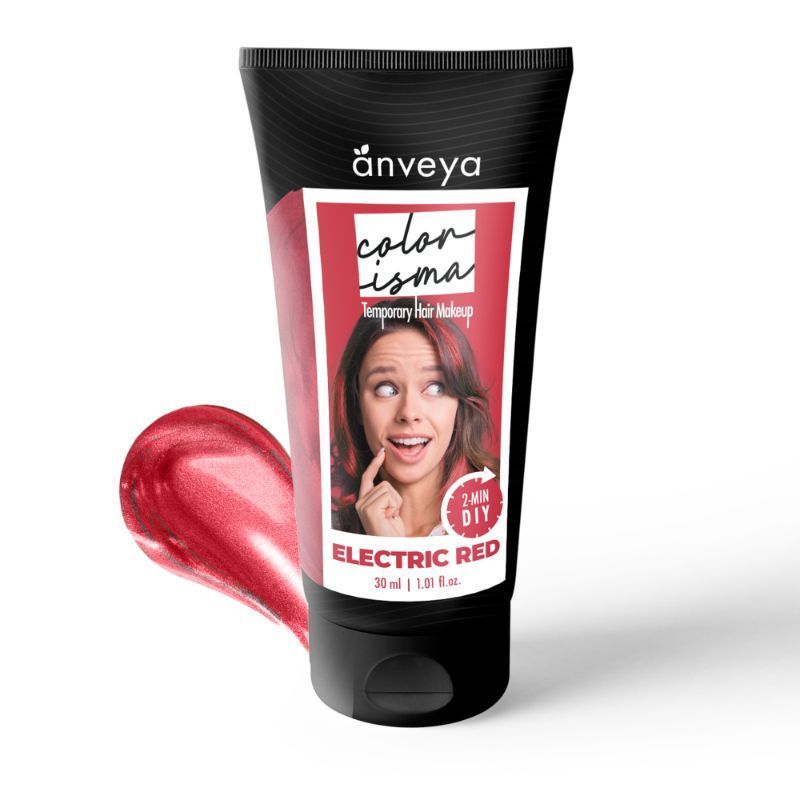 Anveya Colorisma Electric Red -Temporary Hair Color Makeup