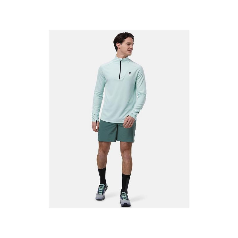 On Men Teal Polyester Blend Sports Shorts (XL)