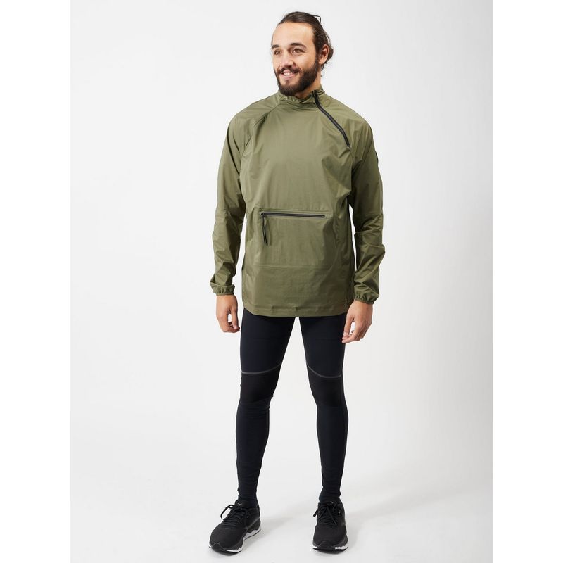 On Men Olive Polyamide Jacket (S)