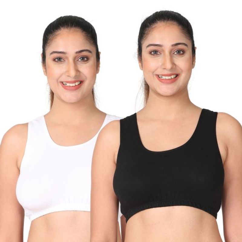 Adira Pack Of 2 Sleep Bras - Multi-Color (XXL)
