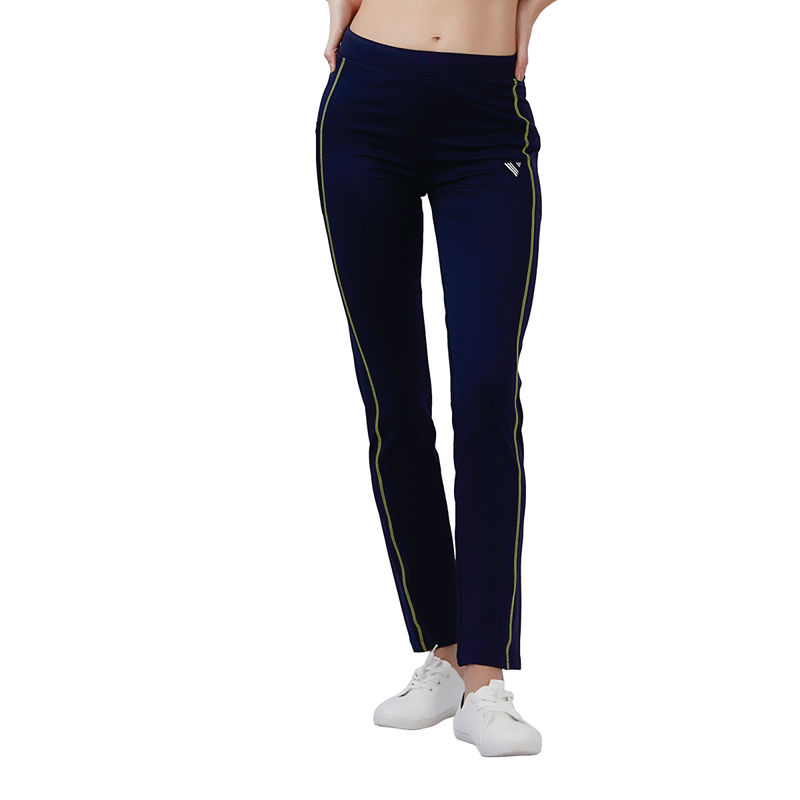 Veloz Women's Multisport Wear Full Length Lowers With Pockets V Flex - Blue (L)