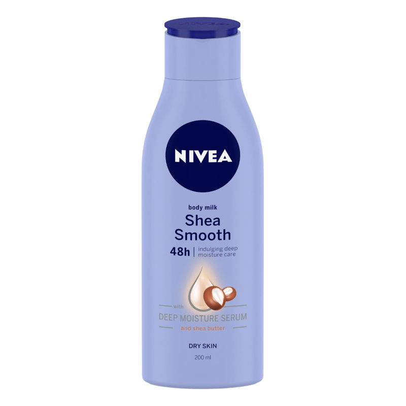 NIVEA Body Lotion for Dry Skin, Shea Smooth, with Shea Butter