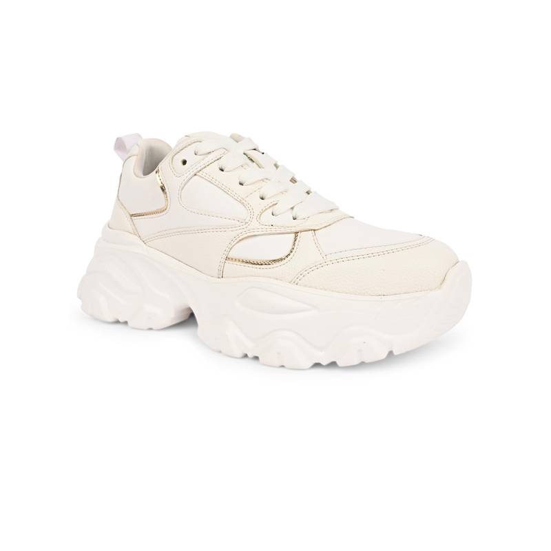 Call It Spring Womens White Sneakers (UK 2)