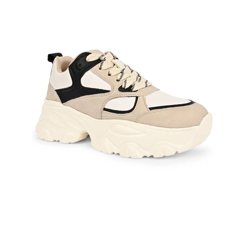 Call It Spring Womens Beige Sneakers (UK 2)