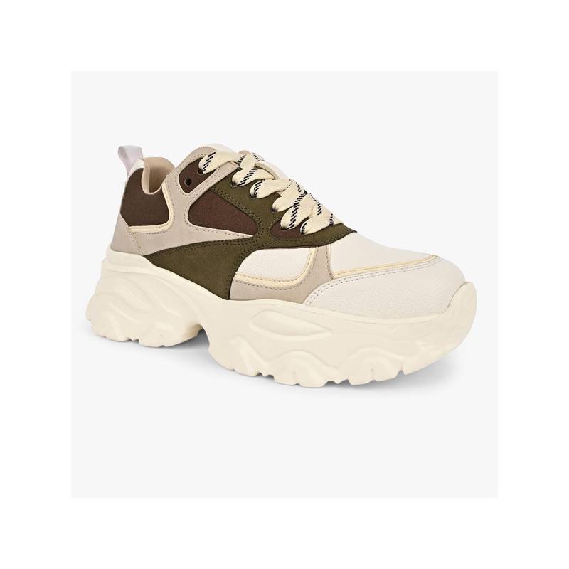 Call It Spring Womens Green Sneakers (UK 2)