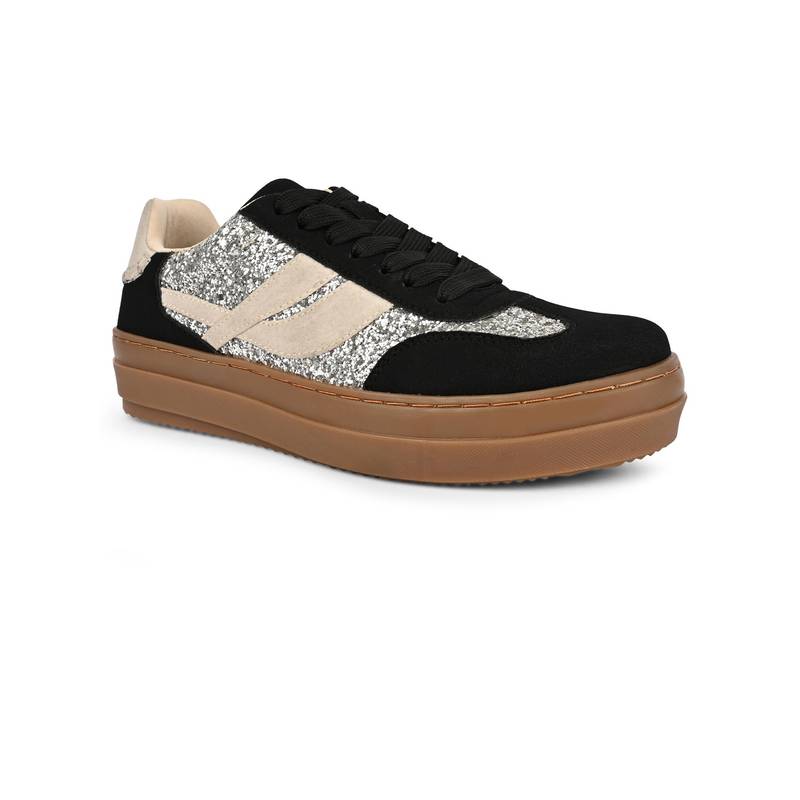 Call It Spring Womens Black Athletics Sneakers (UK 2)