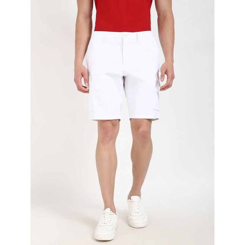 Tommy Hilfiger Relaxed Fit Solid High-Rise Shorts (30)