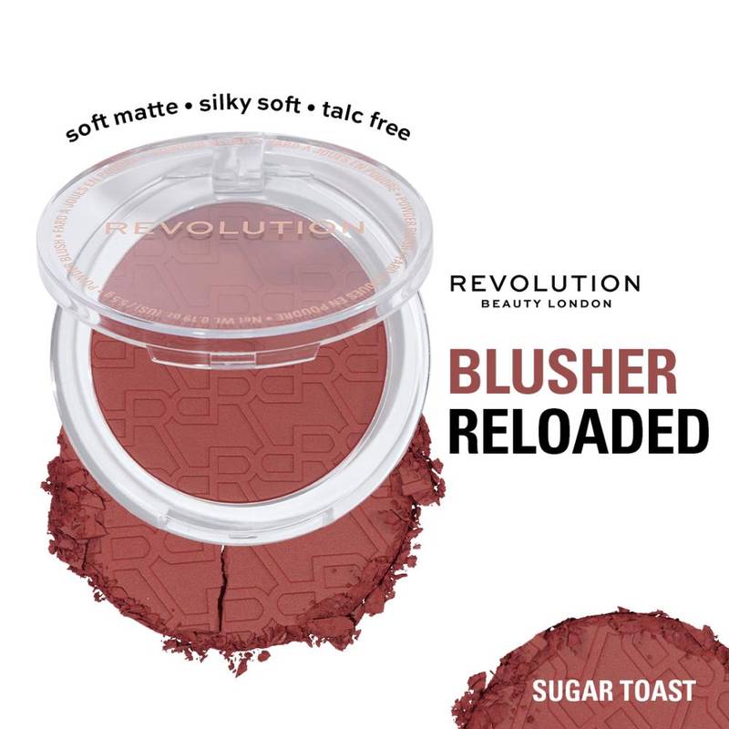 Makeup Revolution Blusher Reloaded - Sugar Toast