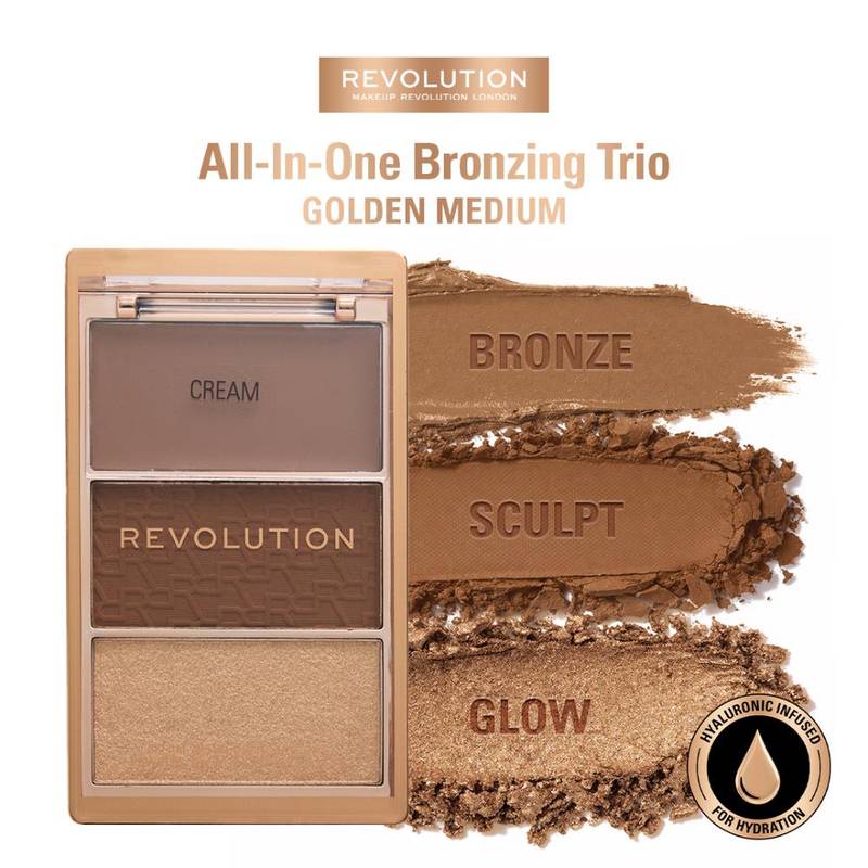 Makeup Revolution Bronze Icon - Golden Medium
