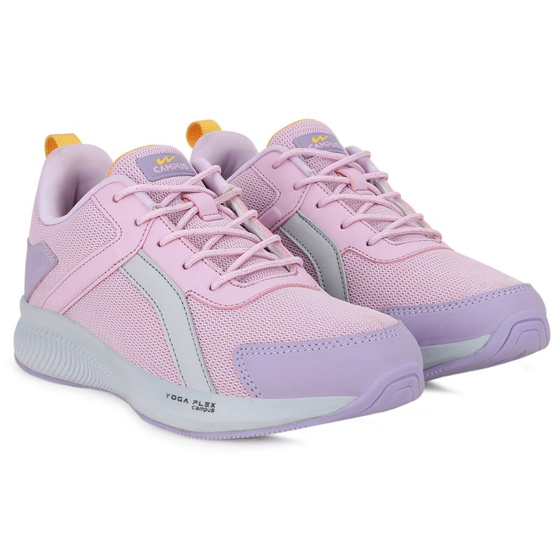 Campus Krystal Pink Running Shoes For Women (UK 6)