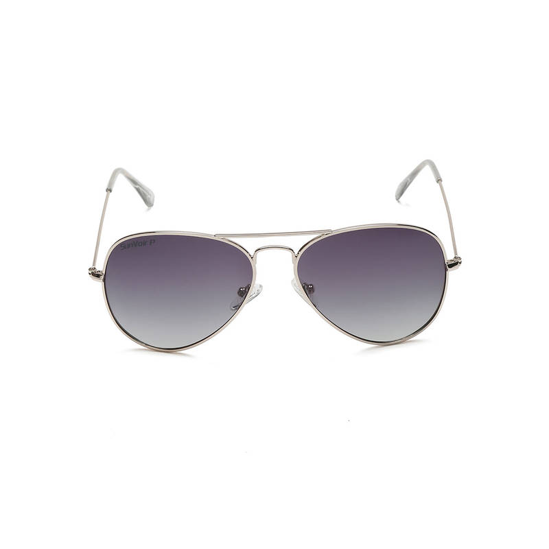Buy SunVoir Unisex Grey Gradient Aviator TAC Polarized Full Rim Metal ...