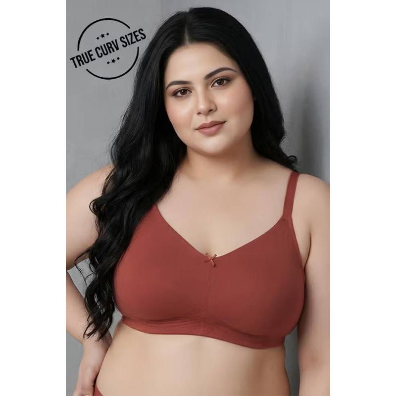 Zivame Women Brown Solid/Plain Polyester Blend T-Shirt Bra (32DD)