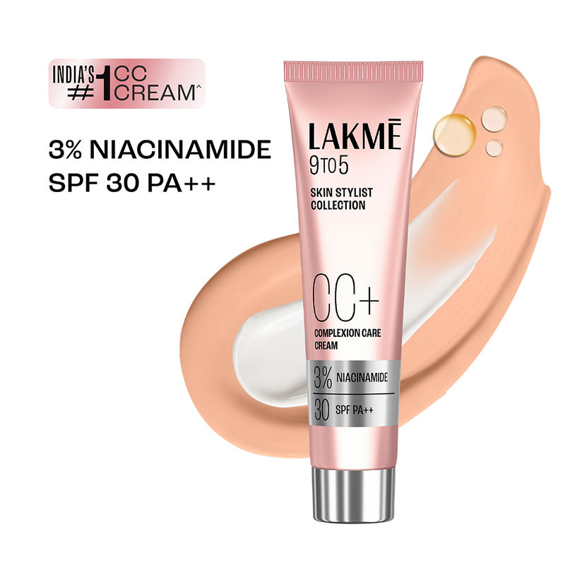 Lakme 9 to 5 Cc Cream Beige Tinted Moisturizer With SPF 30 Pa++ With Natural Coverage 01 Beige