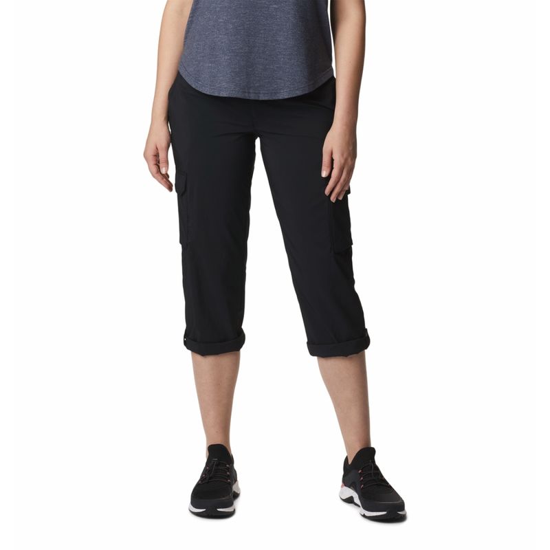 Columbia Womens Black Colour Silver Ridge Utility Capri (4)