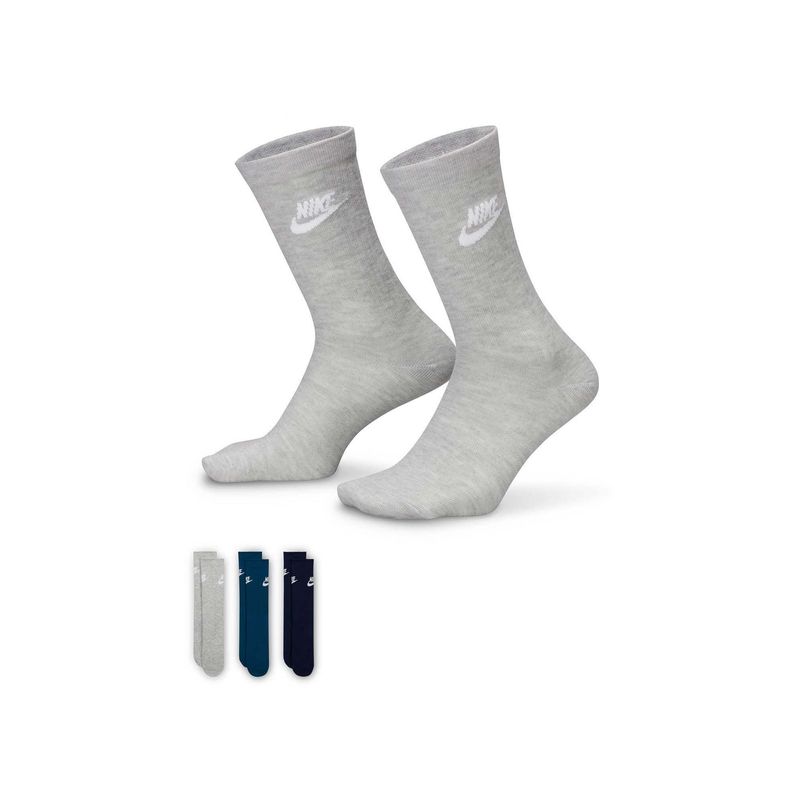 Nike Unisex Sportswear Everyday Essential Socks (Pack Of 3) (M)