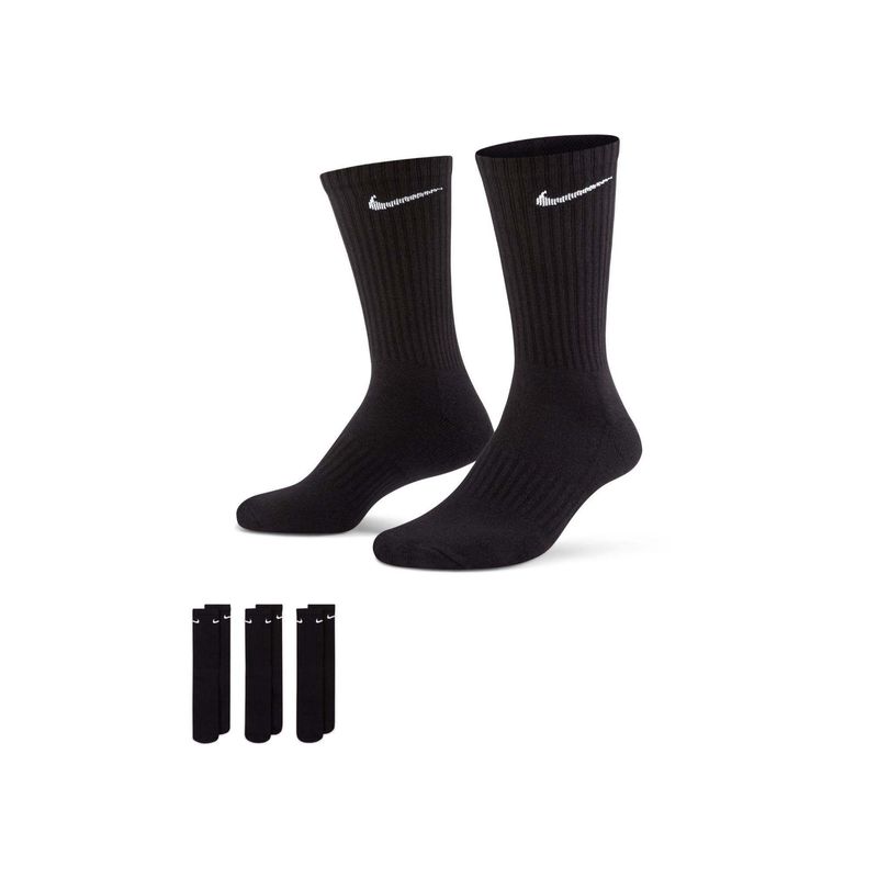 Nike Unisex Everyday Cushioned Socks (Pack Of 3) (M)