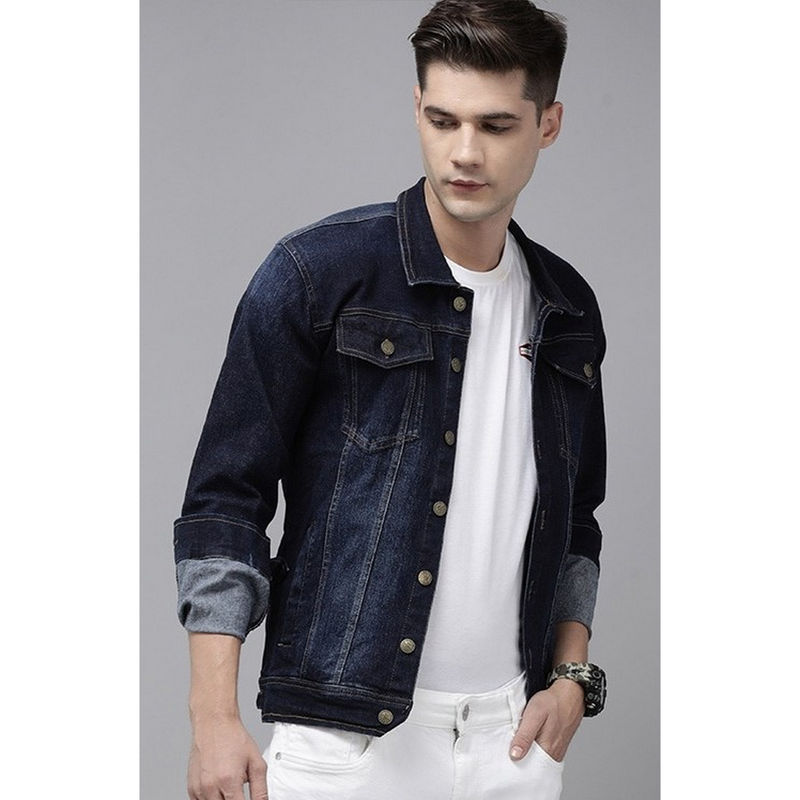 Voxati Blue Men Denim Jacket (M)