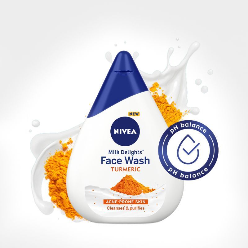 NIVEA Women Face Wash for Acne Prone Skin, Milk Delights Turmeric Buy NIVEA Women Face Wash for
