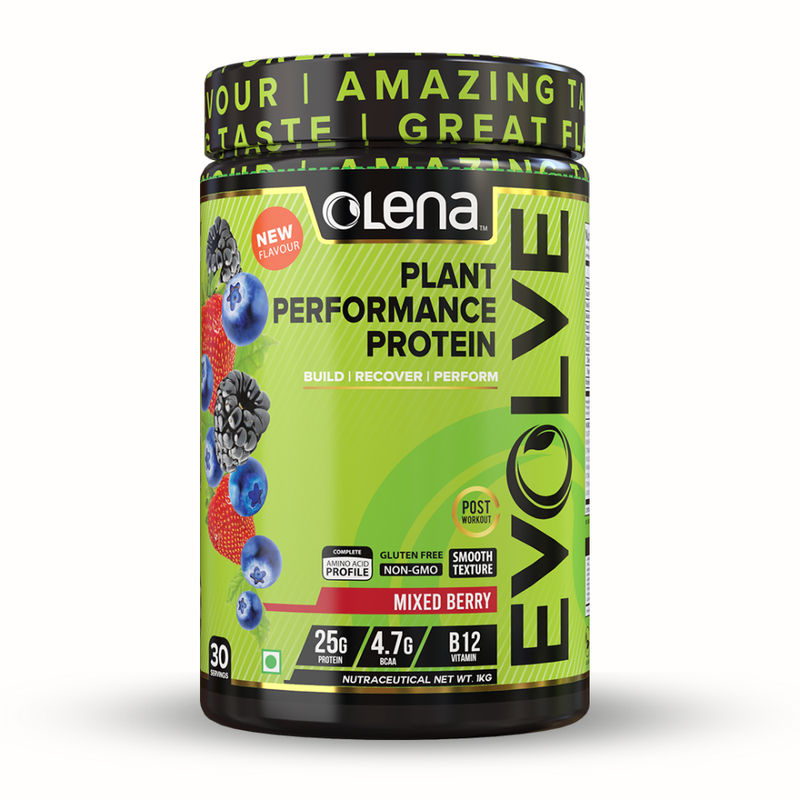 Olena Evolve Performance Plant Protein Powder Wild Berry Flavour