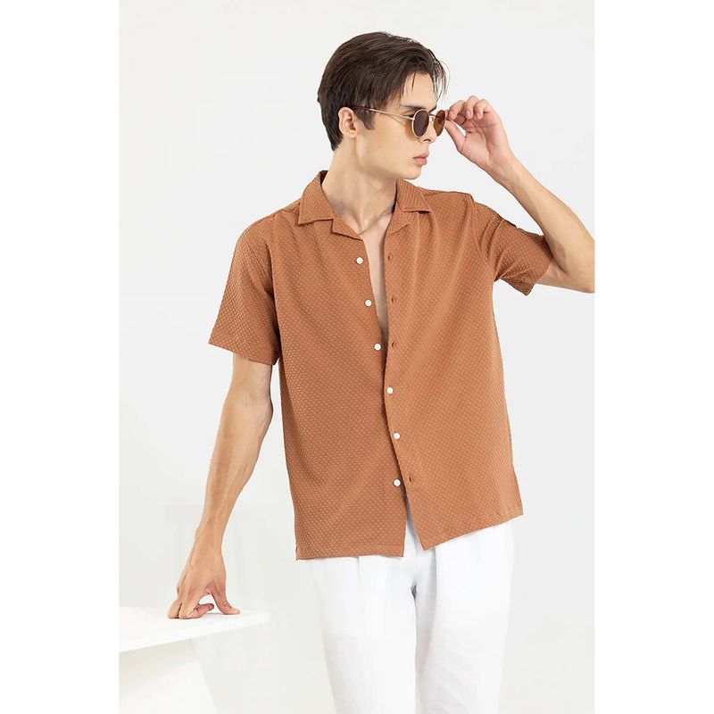 Snitch Breezy Bluffs Sand Brown Shirt (M)