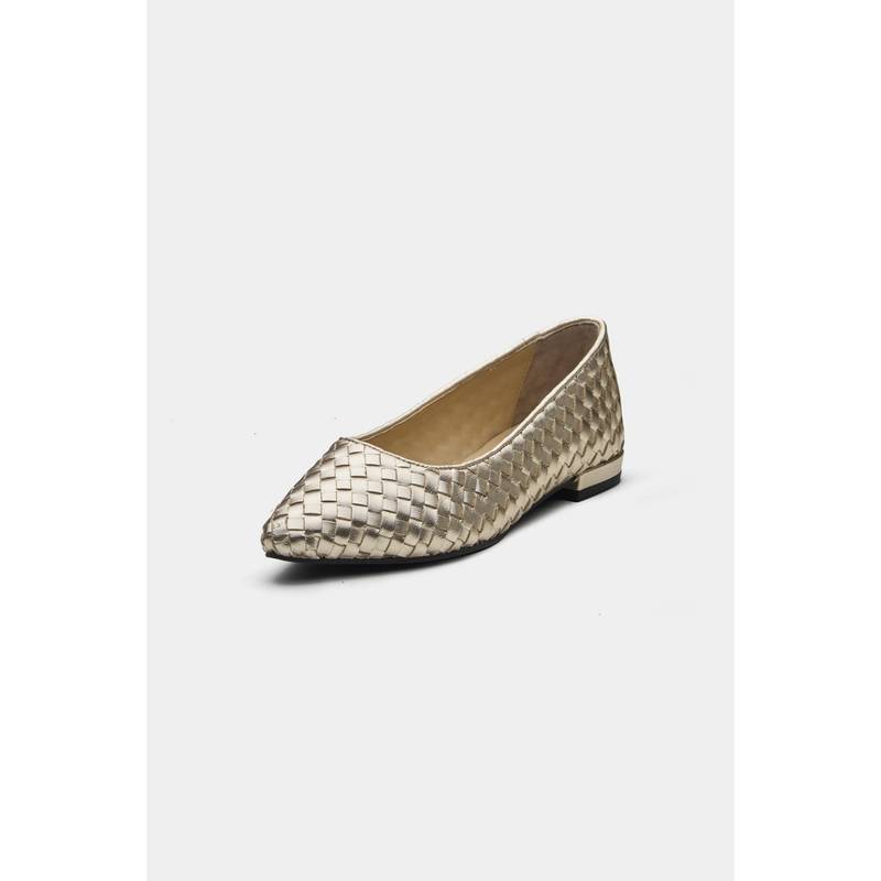 Oroh Women Gold Luisa Ballerinas (EURO 36)