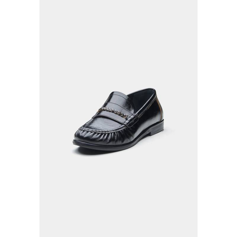 Oroh Women Black Fernanda Loafers (EURO 36)