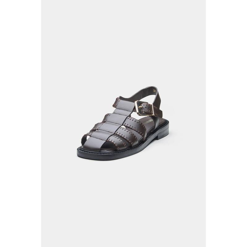 Oroh Women Brown Maura Sandals (EURO 36)