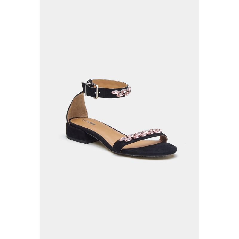 Oroh Women Black Vivana Sandal (EURO 36)