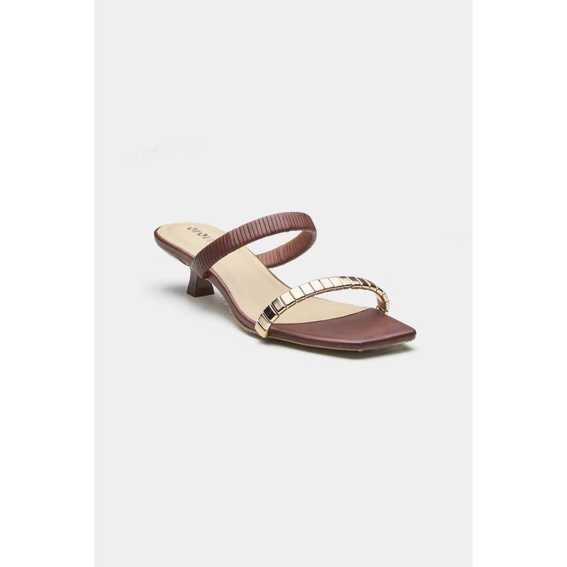 Oroh Women Brown Maya Sandal Heels (EURO 36)