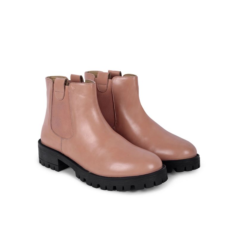 Yoho Women Nude Casual Boots (UK 3)