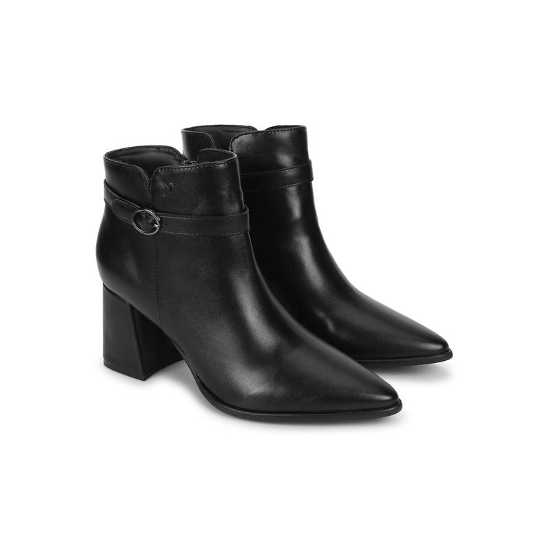 Yoho Women Black Casual Boots (UK 8)
