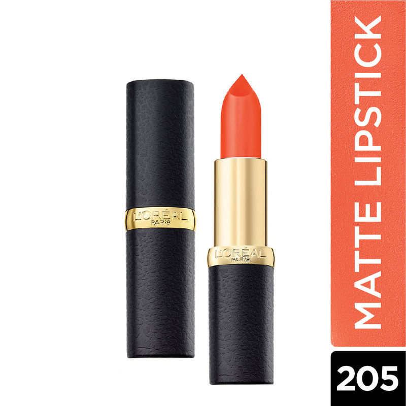 L\'Oreal Paris Color Riche Moist Matte Lipstick 205 Orange Power